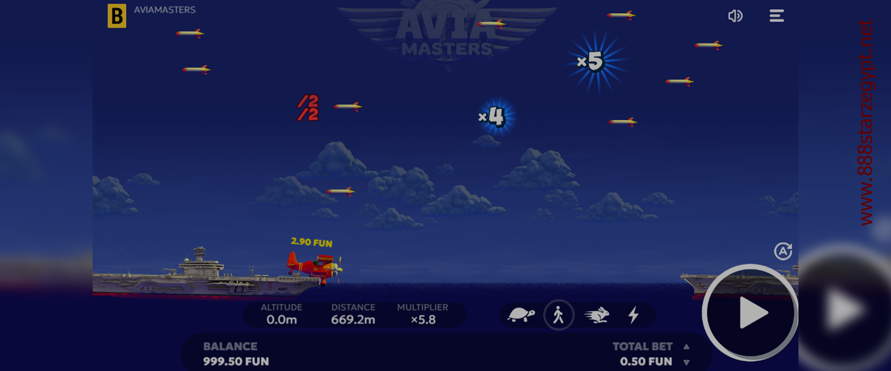 عرض 888starz Avia masters التجريبي